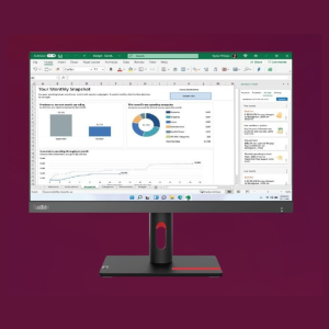 Lenovo ThinkVision S22i-30 21.5 inches FHD Monitor, 1920x1080 Resolution, IPS Panel, WLED Backlight, 75Hz Refresh, 6ms VRB, 250 nits Brightness, 1xHDMI, 1xVGA, 1xAudio Out, Eyesafe 2.0, Raven Black