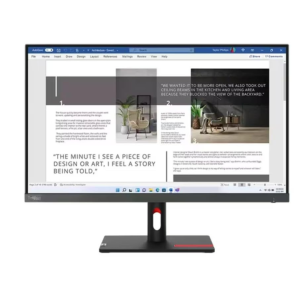 Lenovo ThinkVision S27i-30 27” (68.58cm) FHD (1920x1080) IPS, Antiglare, WLED Monitor, HDMI, VGA, Vesa Mount, 100Hz Refresh Rate, 16:9 Aspect Ratio, 99% sRGB Color gamut, 63DFKAR4WW- Storm Grey