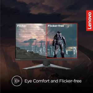 Lenovo G-Series G24-20, 23.8 Inch (60.452 Cm) 1920 x 1080 Pixels FHD IPS Gaming Monitor | 165Hz, 0.5Ms, 99% Srgb, 350 Nits, AMD Freesync Premium, Hdmi 2.0, Dp, Height Adjust Stand (Raven Black)