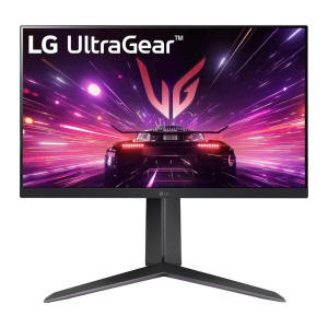 LG Ultragear 24GS65F IPS Full HD Gaming Monitor, 24 Inch, 1920 X 1080, 1ms, 180Hz, HDR 10, NVIDIA G-Sync Compatible, AMD FreeSync, Height/Pivot/Tilt Adjustable Stand, Borderless Design, DP, HDMI
