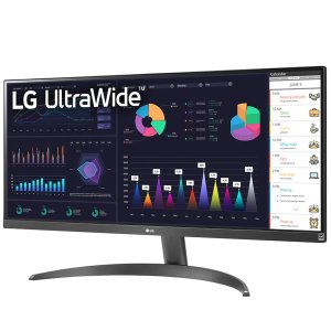 LG 29WQ500 (29 inch) UltraWide FHD (2560 x 1080) IPS Monitor with AMD FreeSync™, 100Hz, 1ms, HDR10, OnScreen Control & Dual Controller, 3-Side Virtually Borderless, Dynamic Action Sync - Black