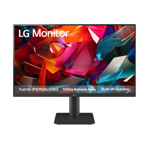 LG 27MS550 (27 Inch) IPS Full HD (1920 x 1080) Monitor, 5ms, 100Hz, HDMI X 2, Built-in Speaker, Tilt & Height Adjustable Stand, Virtual Borderless, Flicker Safe, Reader Mode,OnScreen Control, Black