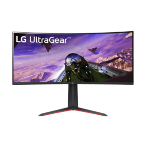 LG Electronics Ultragear 21:9 Curved Gaming LED Monitor 86.42 Cm (34 Inch),Qhd 3440 X 1440,5Ms,160Hz,AMD Freesync Premium,HDR 10,Srgb 99%,Height Adjust Stand,Dp,Hdmi,Speaker,Headphone Out,34Gp63A