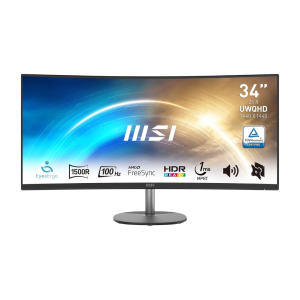MSI PRO MP251 24.5 Inch Full HD Office Monitor - 1920 x 1080 IPS Panel, 100 Hz, Eye-Friendly Screen, Built-in Speakers, Tilt-Adjustable - HDMI 1.4b, D-Sub (VGA)