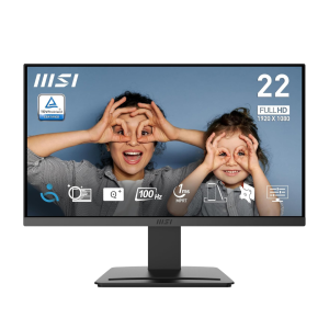 MSI PRO MP223 E2 21.45-Inch Full HD Office Monitor - 1920 x 1080 Resolution, 100Hz, Eye-Friendly Screen, Tilt-Adjustable - HDMI 1.4b, DisplayPort 1.2a