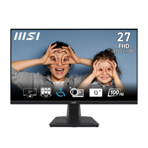 MSI PRO MP275 27 Inch Full HD Office Monitor - 1920 x 1080 IPS Panel, 100 Hz, Eye-Friendly Screen, Built-in Speakers, Tilt-Adjustable - HDMI 1.4b, D-Sub (VGA)