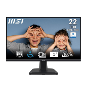 MSI PRO MP225 21.5 Inch Full HD Office Monitor - 1920 x 1080 IPS Panel, 100 Hz, Eye-Friendly Screen, Tilt-Adjustable - HDMI, D-Sub (VGA)