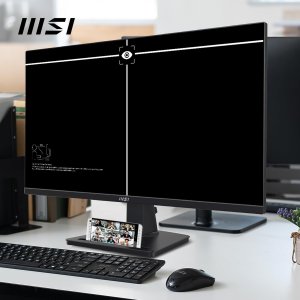 MSI PRO MP275Q 27 Inch 2K WQHD Office Monitor - 2560 x 1440 IPS Panel, 100 Hz, Eye-Friendly Screen, Built-in Speakers, Tilt-Adjustable - HDMI 2.0b, DP (1.2a)