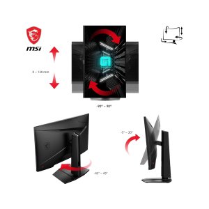 MSI G274QPF E2 27 Inch 2K WQHD Gaming Monitor - 2560 x 1440 Rapid IPS Panel, 180 Hz / 1ms, 119% sRGB Colour Gamut, Display HDR 400, Adjustable Stand - DP 1.4a, HDMI 2.0b, USB Type-C