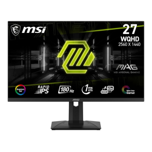 MSI MAG 274QRF QD E2 27 Inch 2K WQHD Gaming Monitor - 2560 x 1440 Rapid IPS Quantum Dot Panel, 180 Hz / 1ms, 98?I-P3 Colour Gamut, DisplayHDR 400 - DP 1.4a, HDMI 2.0b, USB Type-C 65W