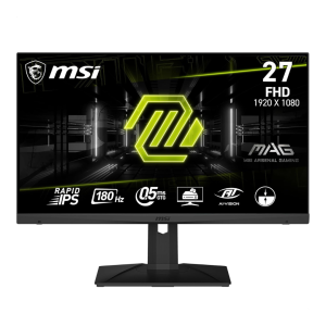 MSI MAG 275F 27 Inch FHD Gaming Monitor - 1920 x 1080 Rapid IPS Panel, 180 Hz / 0.5ms (GtG, Min.),115% sRGB Colour Gamut, Frameless Design, HDR Ready - DisplayPort 1.4, HDMI™
