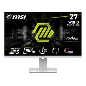 MSI MAG 274QRFW 27 Inch WQHD Gaming Monitor - 2560 x 1440 Rapid IPS Panel, 180 Hz / 1ms GtG, 123% sRGB Colour Gamut, Fan-Less Design, DisplayHDR 400 - DP 1.4a, HDMI 2.0b