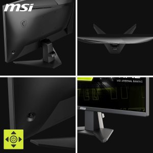 MSI MAG 255XF 24.5 Inch FHD Gaming Monitor - 1920 x 1080 Rapid IPS Panel, 300 Hz / 0.5ms (GtG, Min.),120% sRGB Colour Gamut, Frameless Design, HDR Ready - DisplayPort 1.4a, HDMI™ 2.0b(FHD@240Hz)