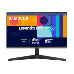 Samsung 27-inch (68.59cm) FHD, IPS, 100 Hz, 1920 x 1080 Flat Monitor, Bezel Less Design, AMD FreeSync, Flicker Free, HDMI, Display Port (LS27C330GAWXXL, Black)